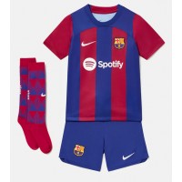 Maglie da calcio Barcelona Andreas Christensen #15 Prima Maglia Bambino 2023-24 Manica Corta (+ Pantaloni corti)